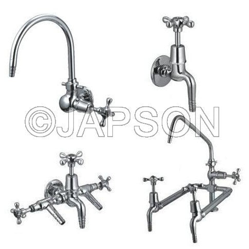 Water Tap, Wall Type, Chrome Water Tap, Wall Type, Chrome